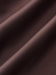V-Neck Puff Sleeve Button Fitted Dress