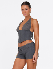 KITTIE SHORT - GREY