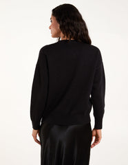 Embellished Sequin Butterfly Jumper