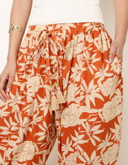 Floral Balloon Pants