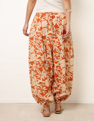 Floral Balloon Pants