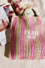 Good Fun Tote Bag - Pink Beige