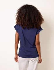 T-Shirt With Floral Embroidery