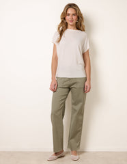 Short Sleeve Texture Knit Top