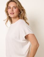 Short Sleeve Texture Knit Top