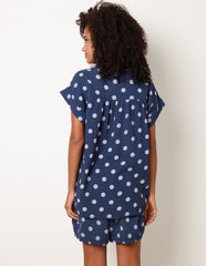Cheesecloth Polka Dot Short Set