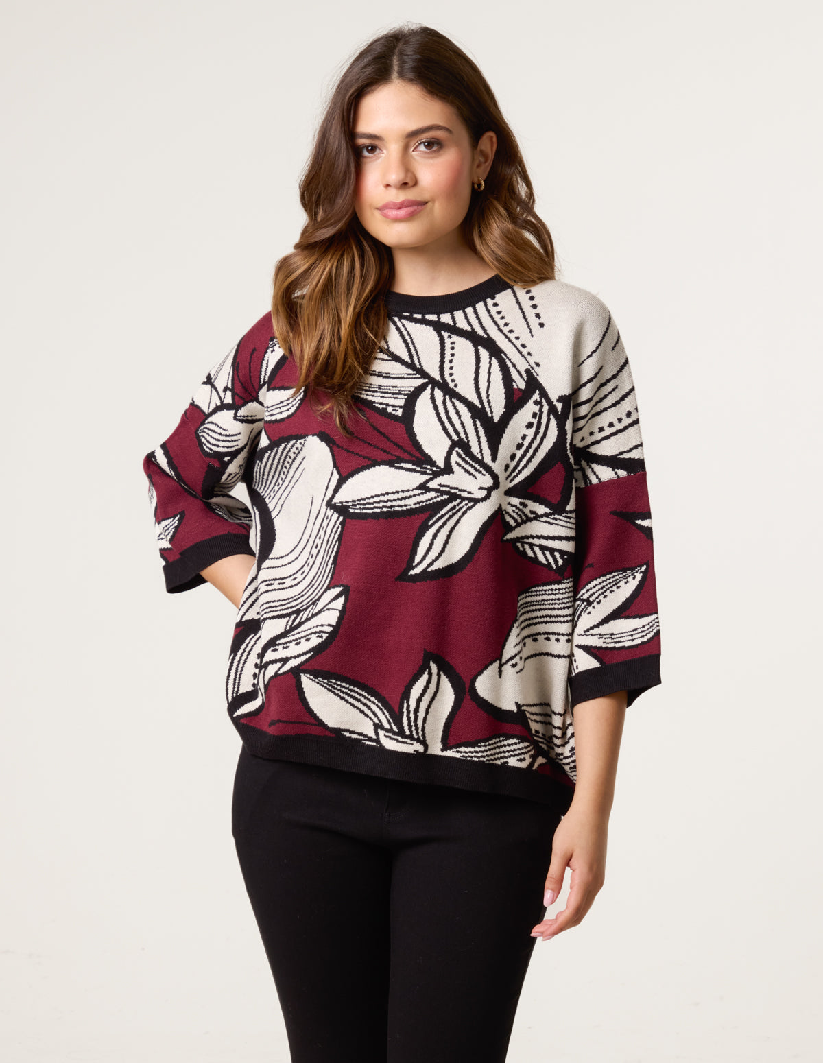 Flower Pattern Jumper