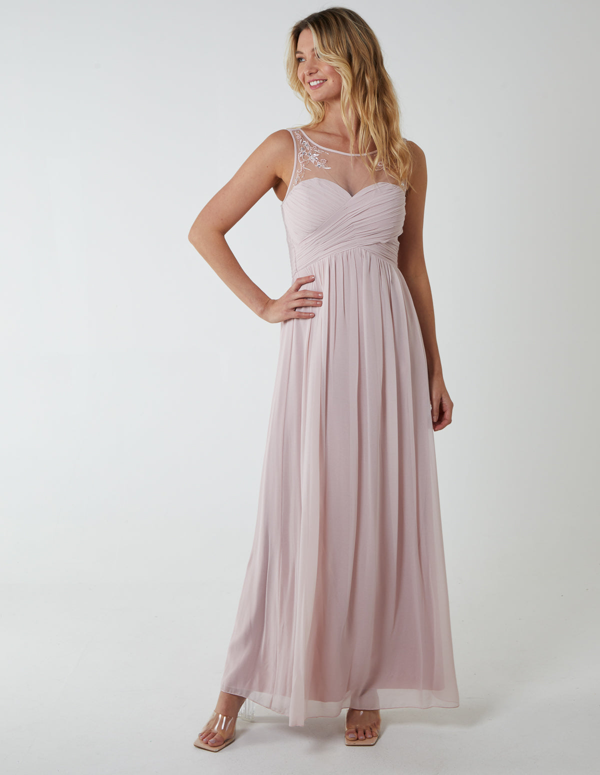 Embellished Maxi Dress