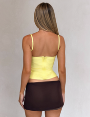 MIDORI BANDAGE TOP - YELLOW