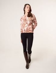 Flower Sequin Detailed Jumper