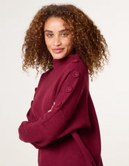 Button Shoulder Jumper