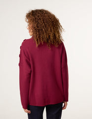 Button Shoulder Jumper