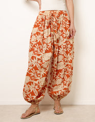 Floral Balloon Pants