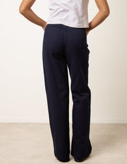 Floral Embroidered Detailed Flared Jeans